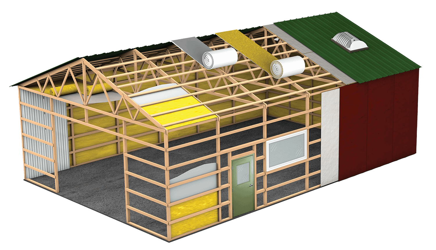 Pole Barn Insulation | Post Frame Building Insulation | ES® - Energy ...